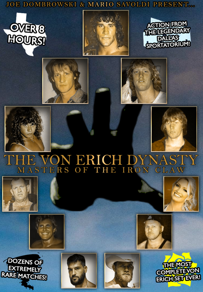 Von Erich Dynasty – Masters of the Iron Claw – NOW AVAILABLE!
