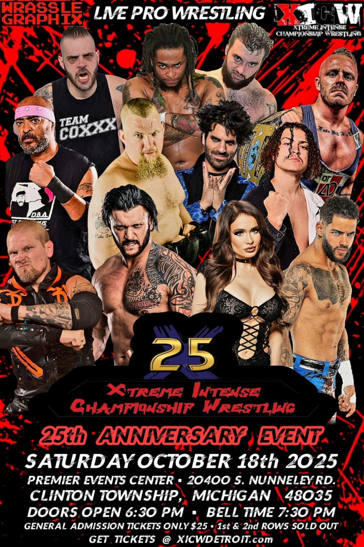 XICW 25th Anniversary Event Coming To Pro Wrestling Library This Week!